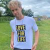 Love For Life T-shirt Wit (limited edition) - Afbeelding 2